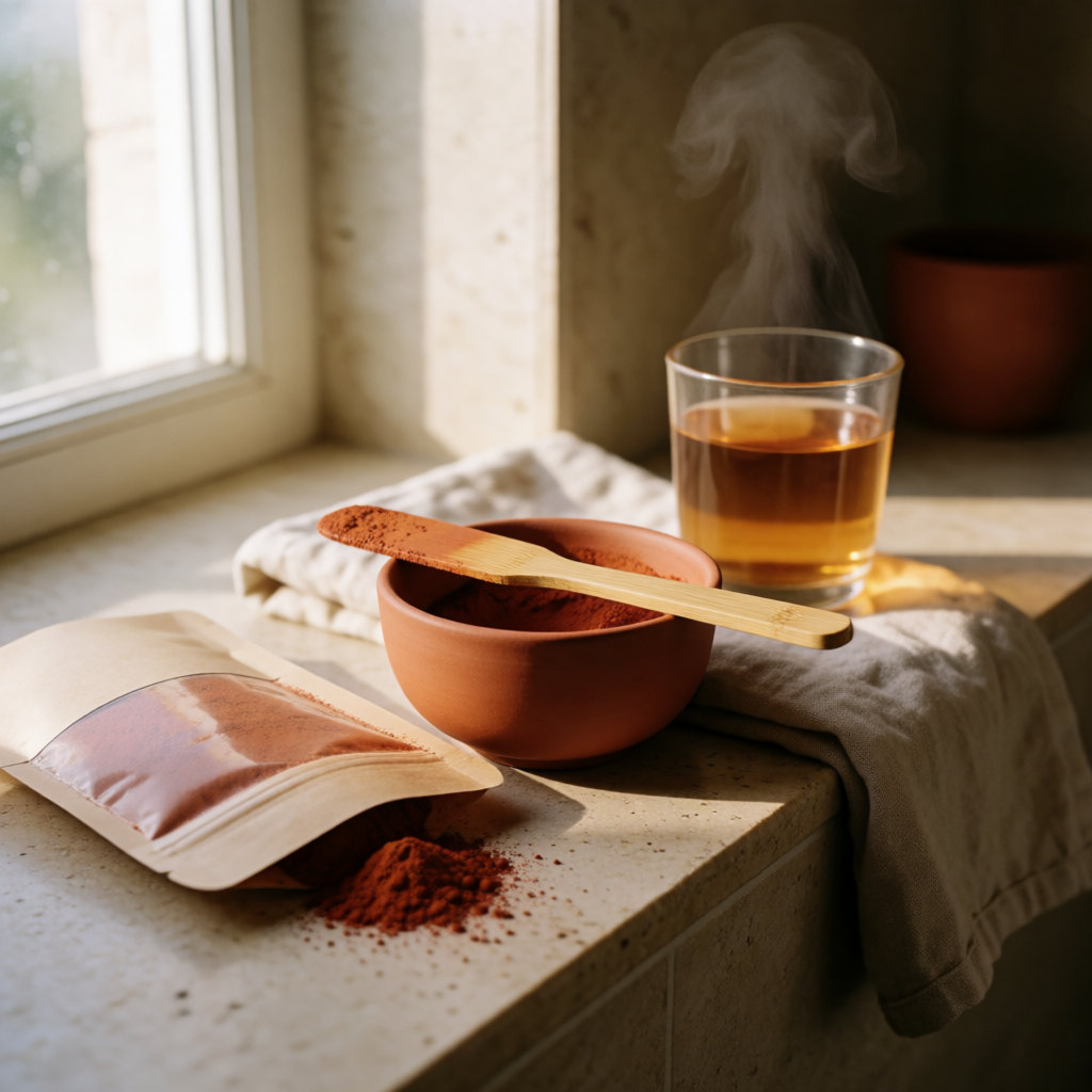 Masque à l'argile rouge : le soin ciblé pour les peaux sèches et inconfortables