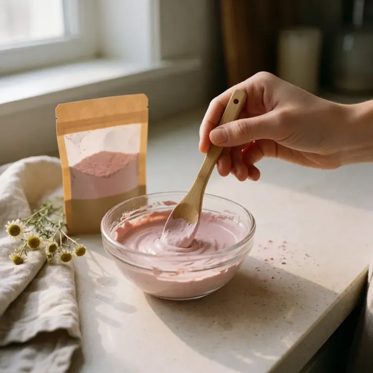 Masque à l'argile doux : le soin apaisant adapté aux peaux sensibles et réactives
