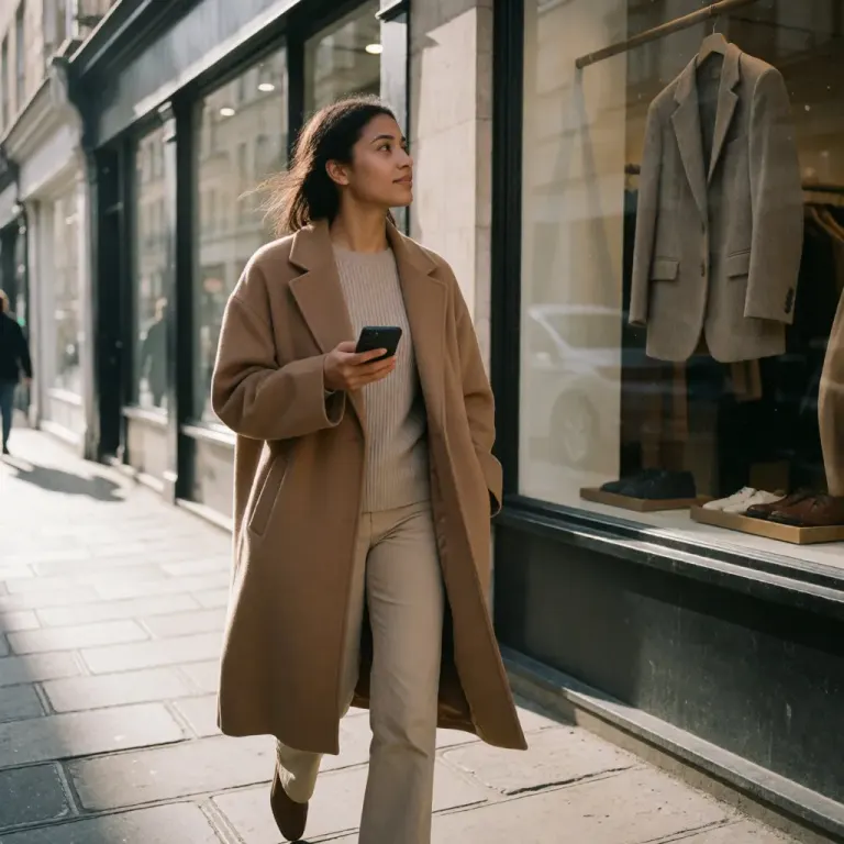 Planning a town-centre shopping trip and checking local shops before heading out
