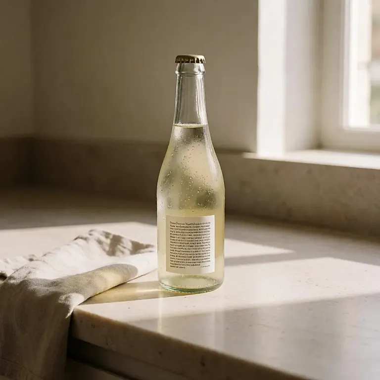 Boisson pétillante prébiotique en verre : l'alternative peu sucrée au soda, à servir bien frais