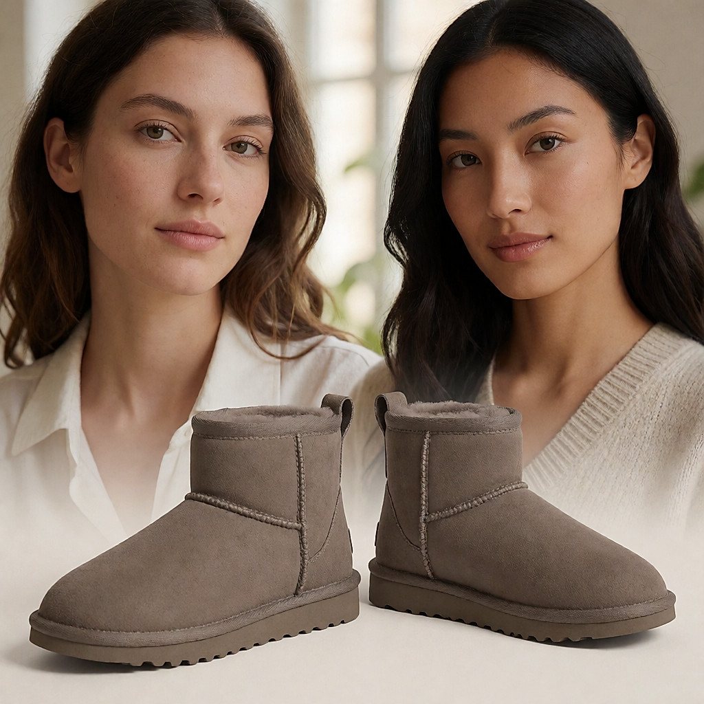 Photo produit de bottes fourrées cocooning