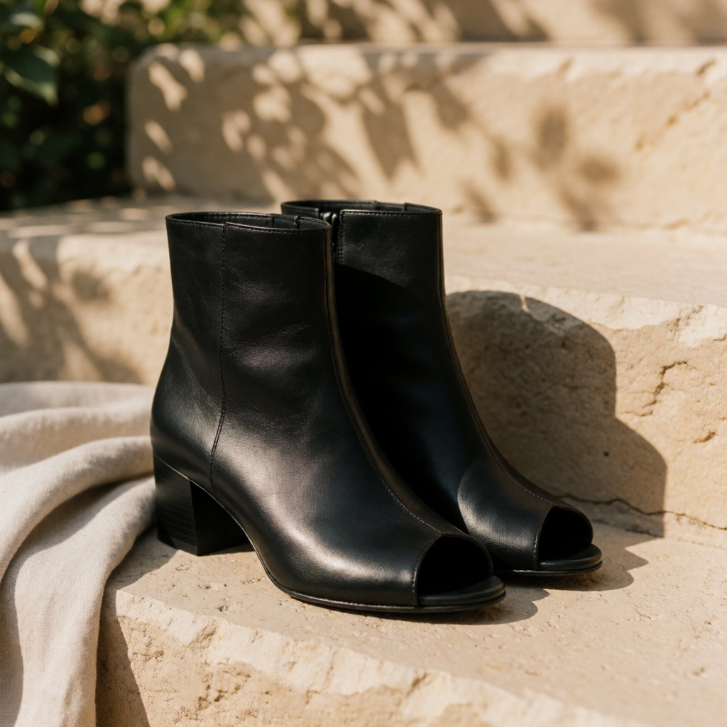 Bottines peep toe : la tendance chaussures incontournable de l'été