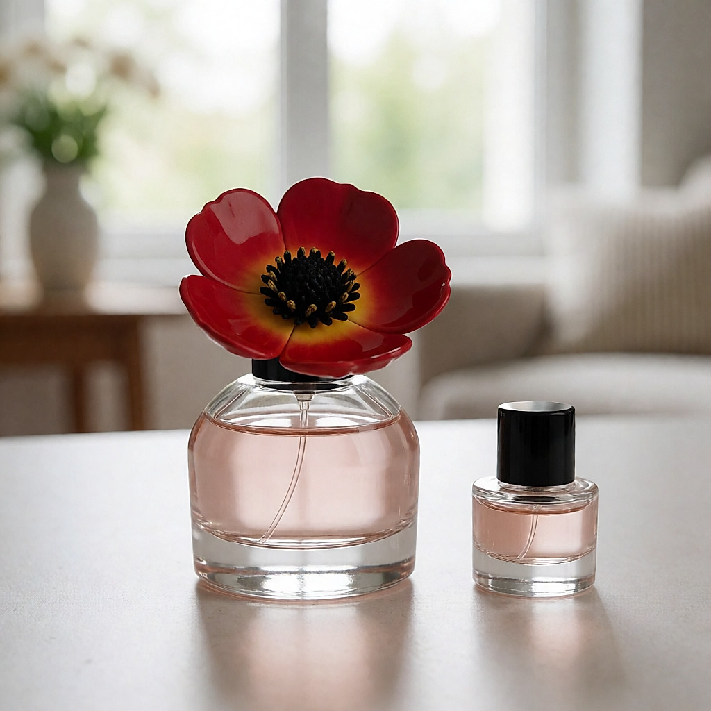 Coffret parfum Flower by Kenzo : flacon au coquelicot et miniature