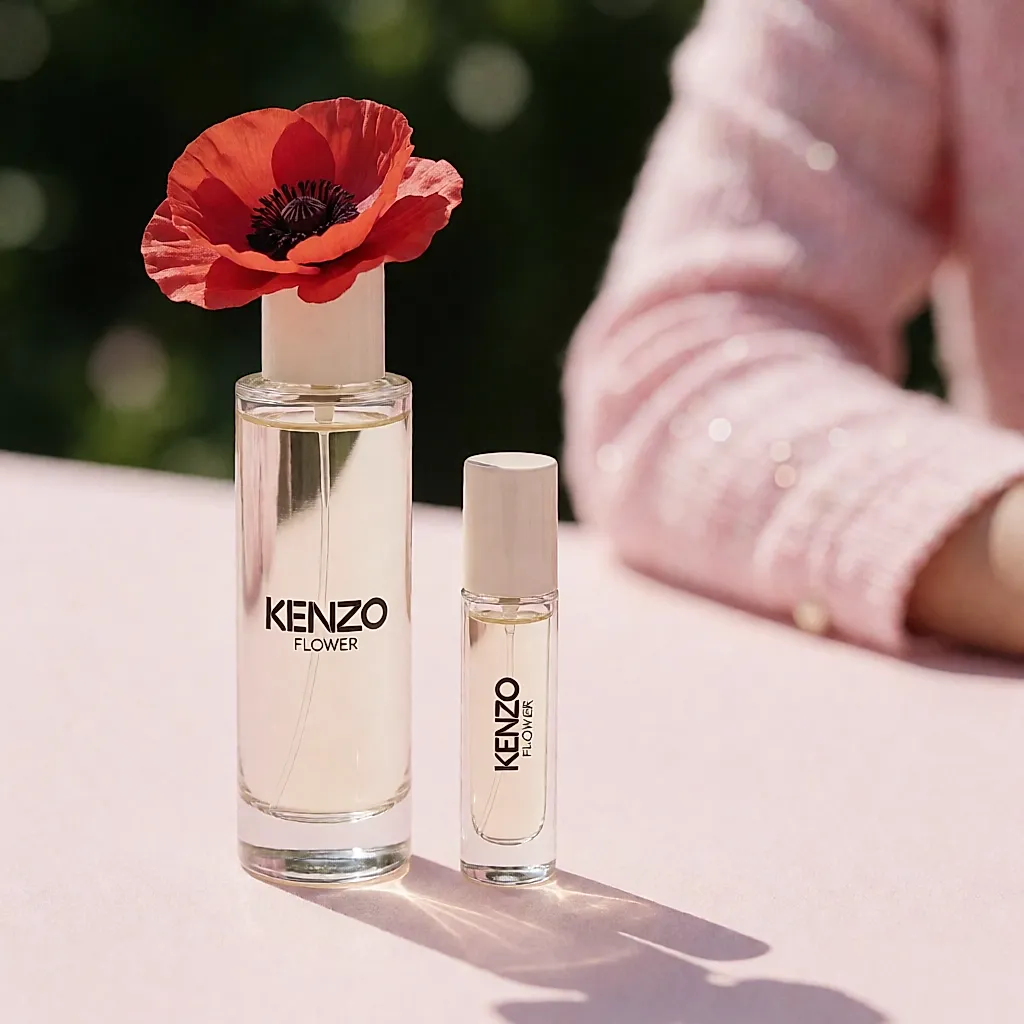 Coffret Flower by Kenzo : eau de parfum 50 ml et sa miniature de sac