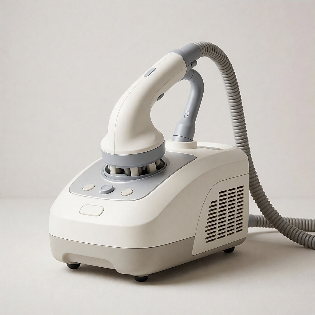 Cellu M6 Endermologie-Gerät in einer Behandlungskabine
