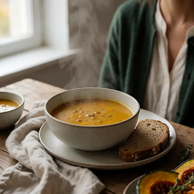 Herbstliches Mittagessen: ein Mittagsteller, der bis zum Abendessen hält