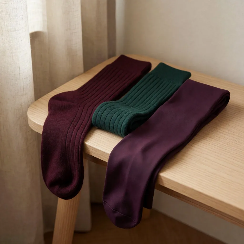 Hohe Socken und blickdichte Strumpfhosen – das Modedetail, das die Silhouetten der Saison bestimmt