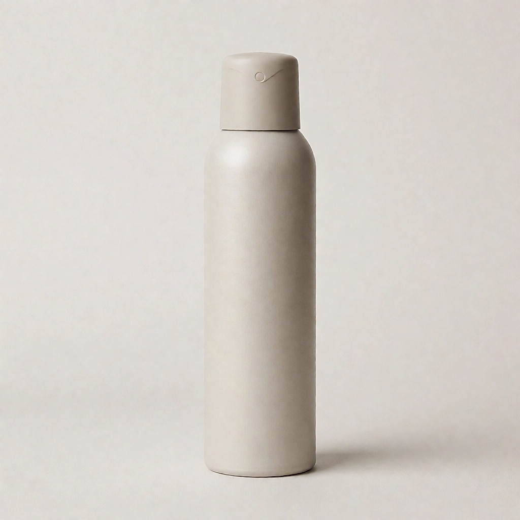 Un flacon de mousse coiffante pour boucles