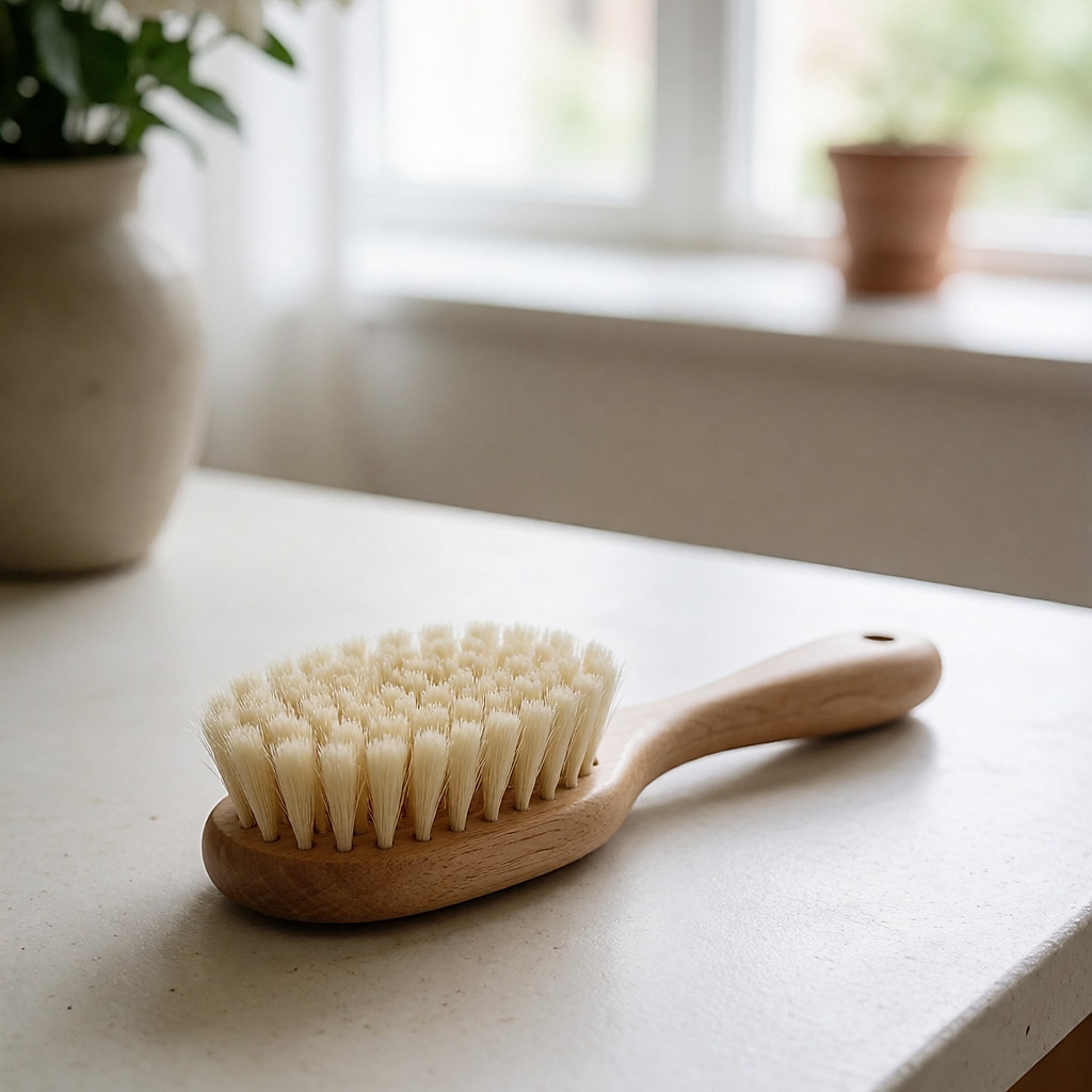 Brushing d'un carré net au menton, brosse ronde et racines liftées en salon