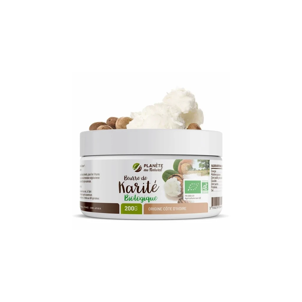 beurre de karité brut de 200 g