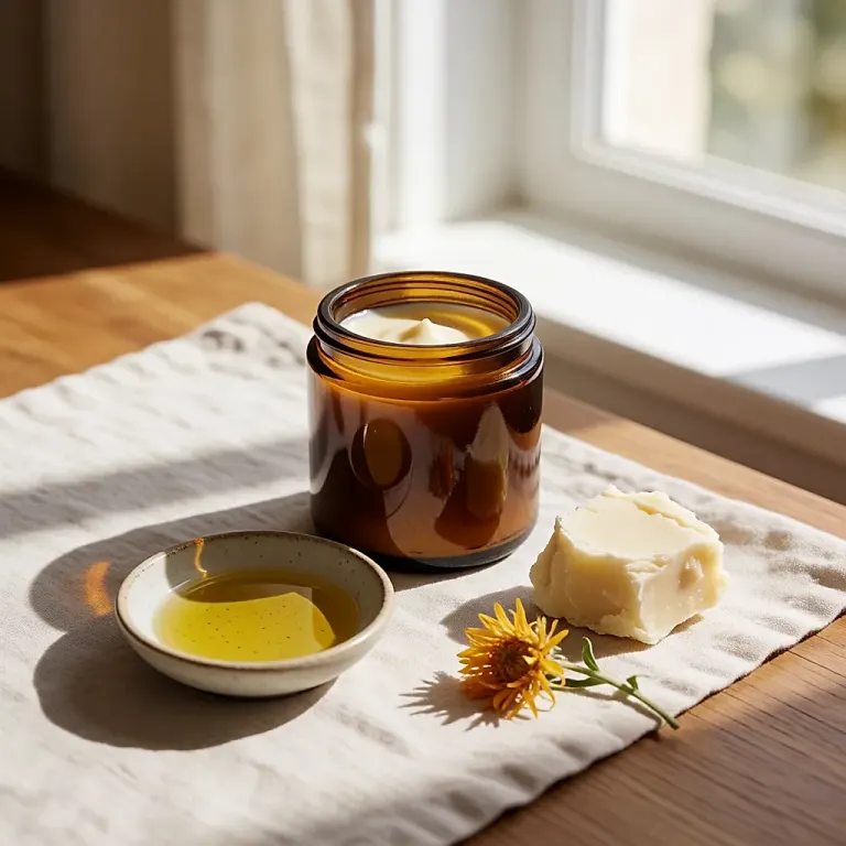 Cosméticos bio e cremes naturais com fórmulas curtas, óleos vegetais e embalagens simples para o cuidado da pele