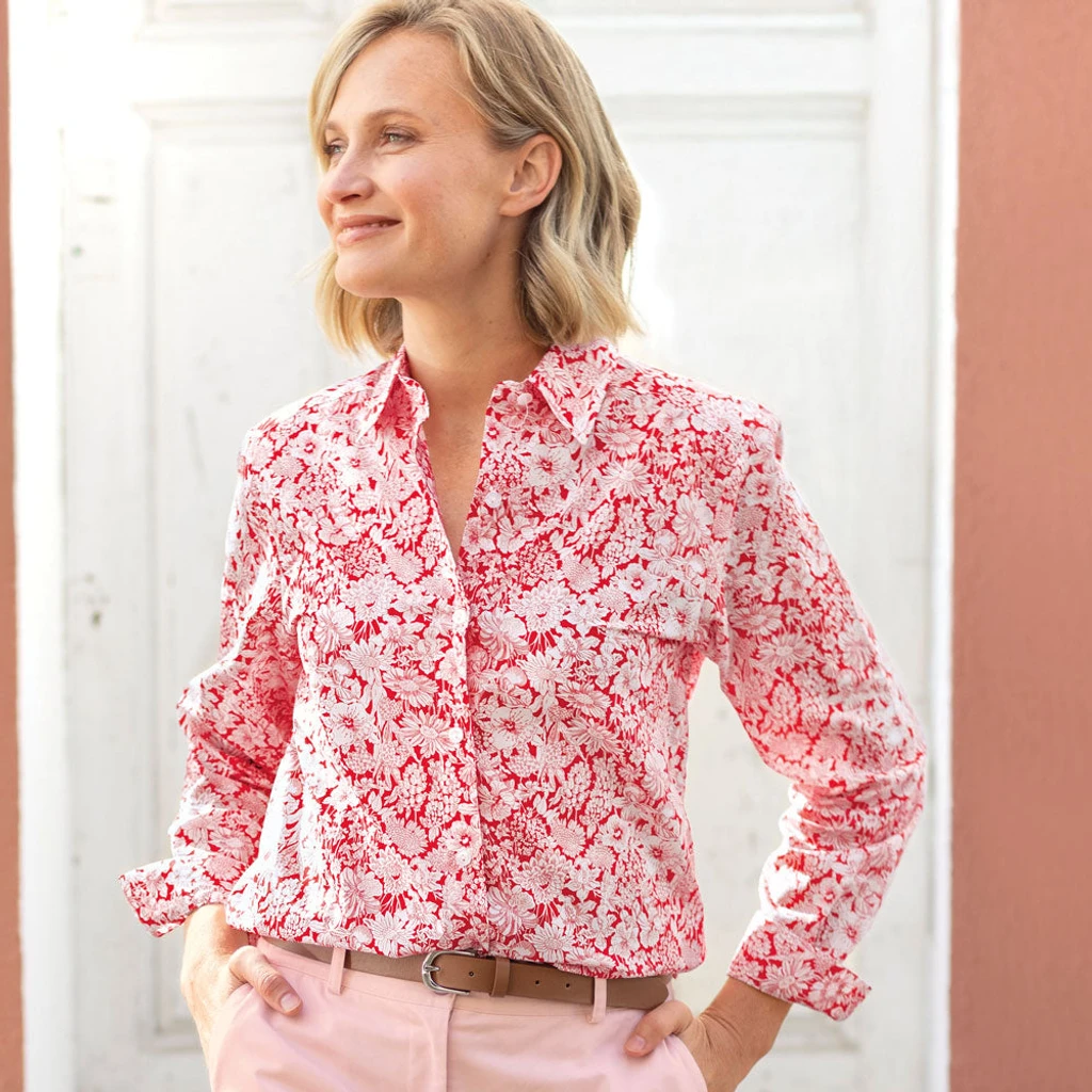 chemisier en coton ou en viscose de bonne tenue