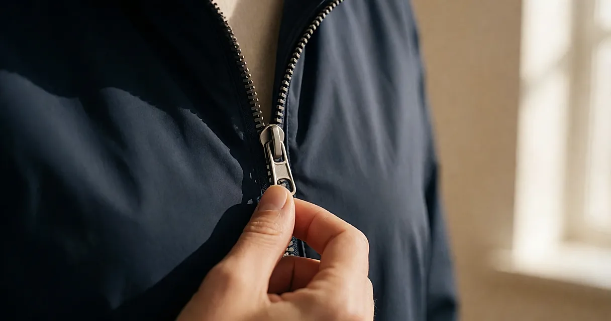 Réparer le curseur d'un zip plutôt que racheter une parka : le guide d'inspection d'une veste