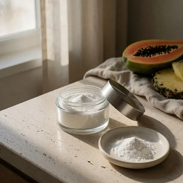 Enzyme exfoliants: gentle exfoliation that respects sensitive skin