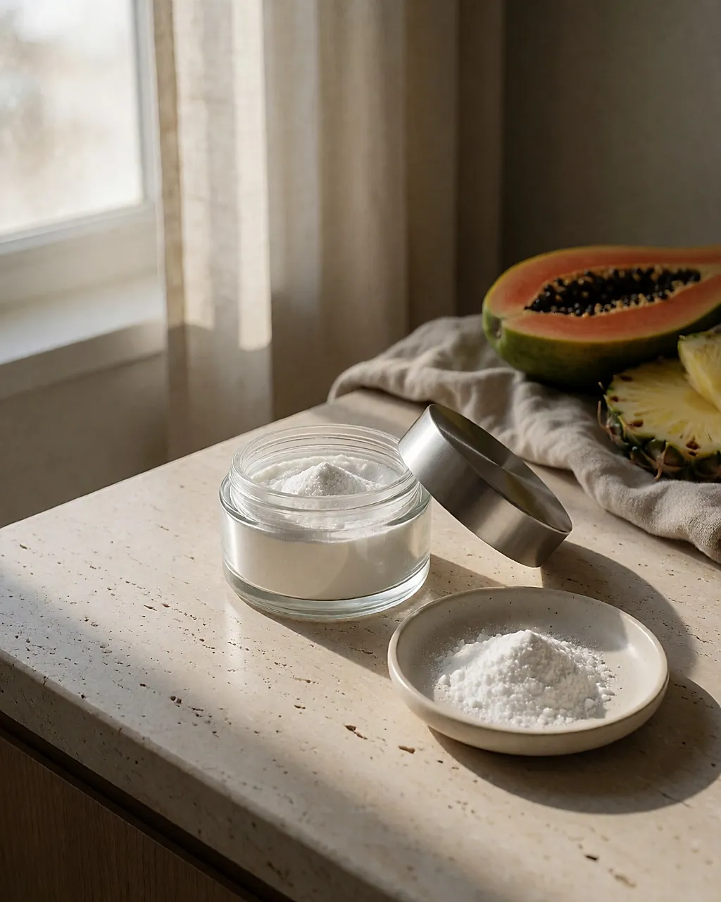 Enzyme exfoliants: gentle exfoliation that respects sensitive skin
