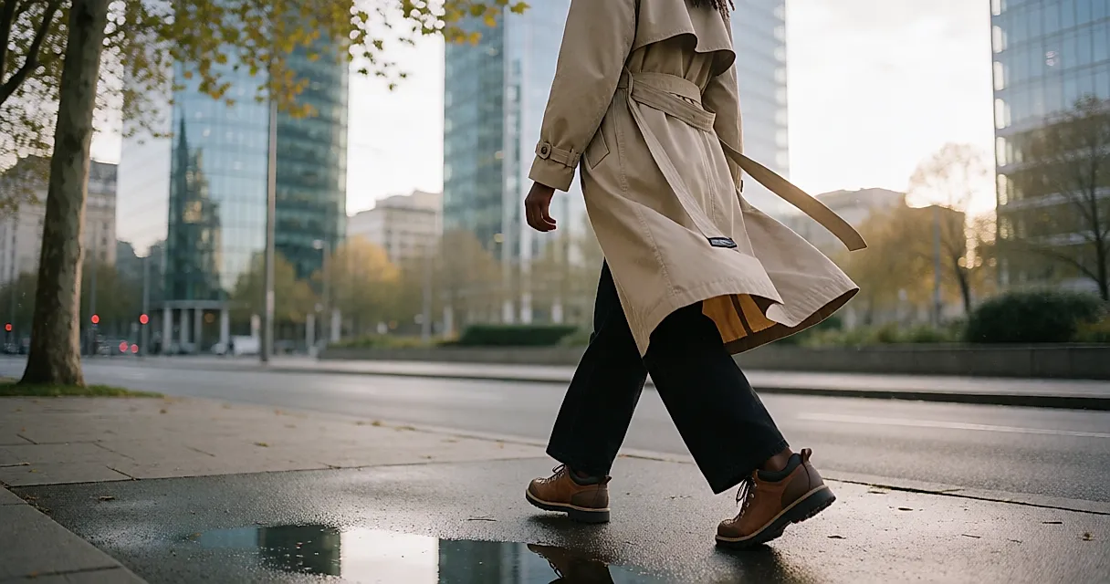 Gore-Tex 徒步鞋穿进城市后的真实取舍：防水膜扛得住雨，皮面却更早显旧，需要护理与通勤上的妥协
