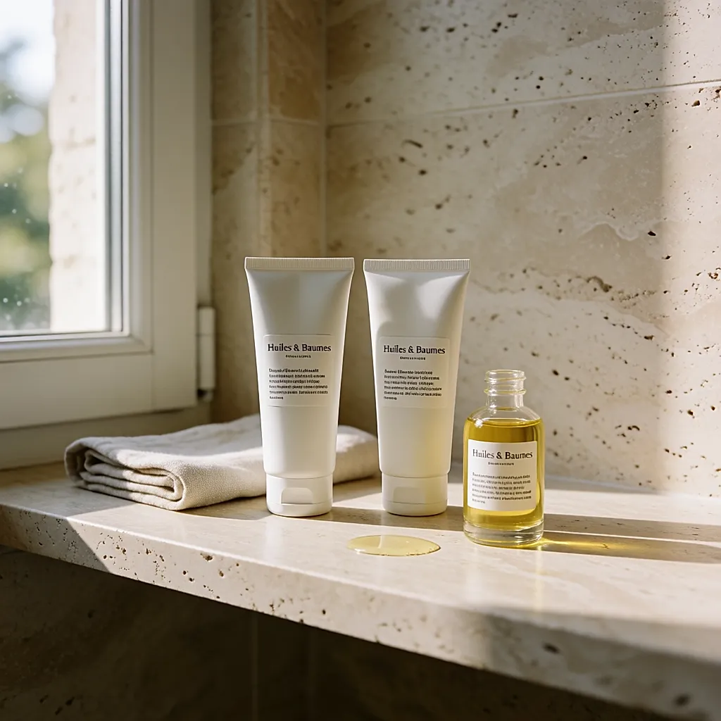 Huiles & Baumes organic plant oils and precious balms, with short, readable ingredient lists