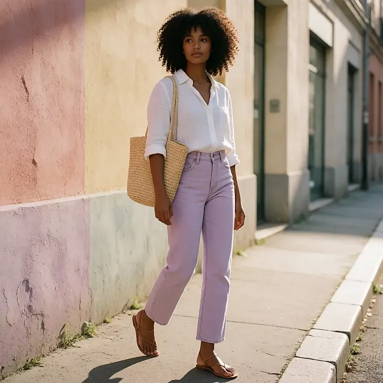 Jeans colorés : choisir la bonne teinte et le bon tombé pour l'été