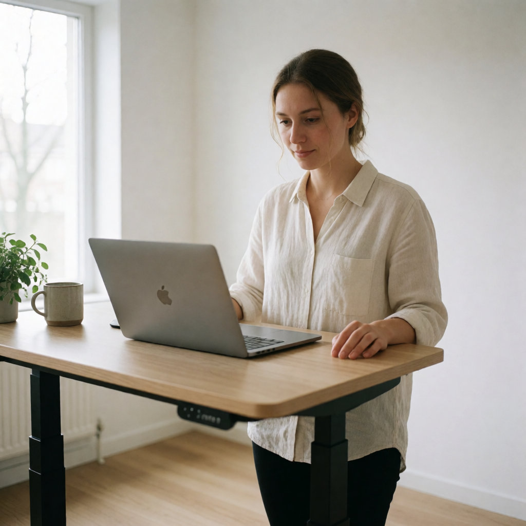 Ergonomie au travail : le choix d'un bureau pour varier les positions au quotidien