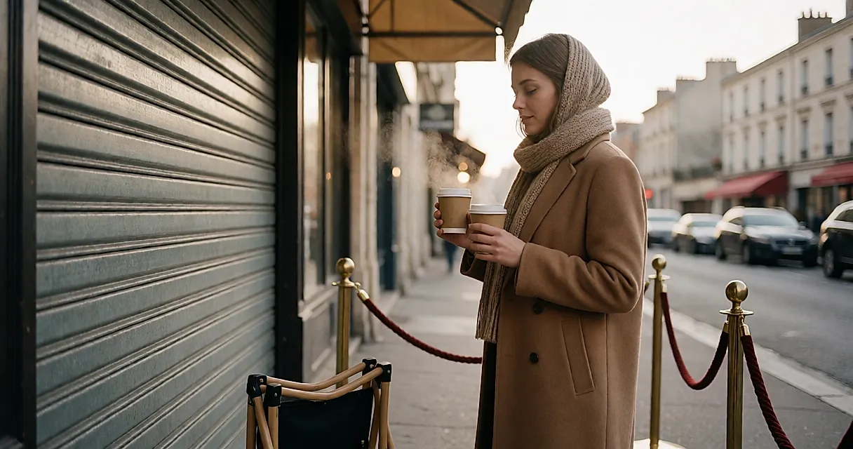 La file d'attente, nouveau rituel et meilleur argument des boutiques de centre-ville
