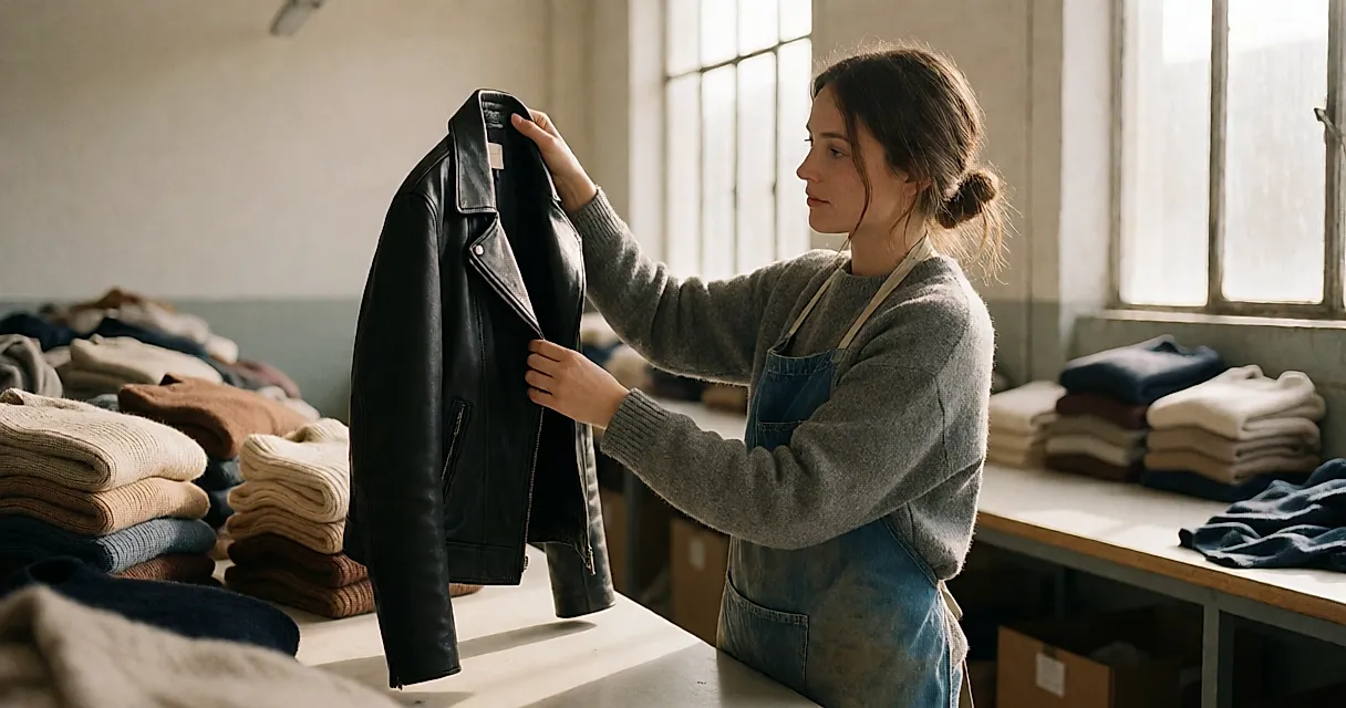 Tri industriel du textile : comment les friperies sélectionnent le vintage avant le portant
