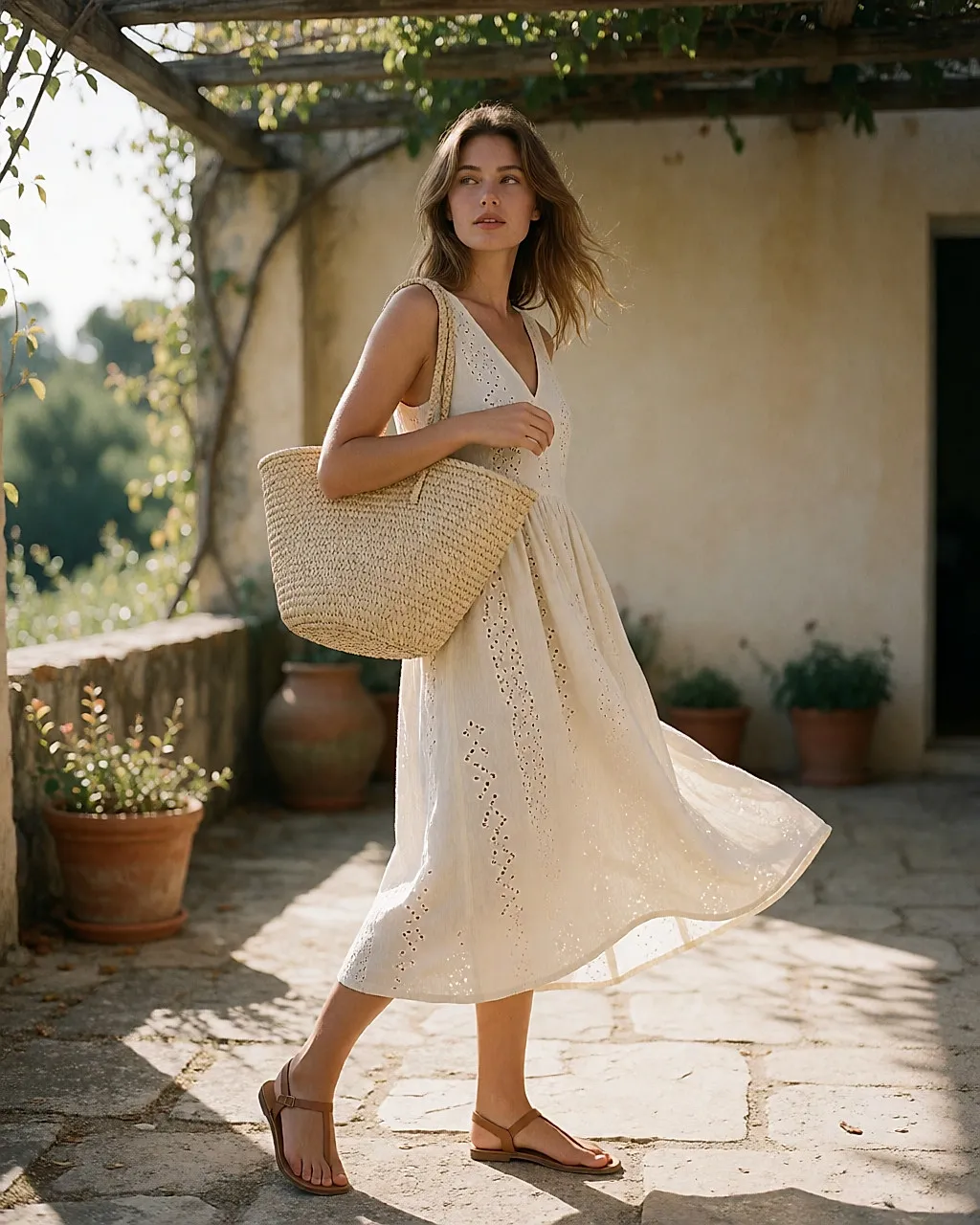 La tendance mode bohème chic de l'été : coton, pastel et imprimés rétro pour un style léger