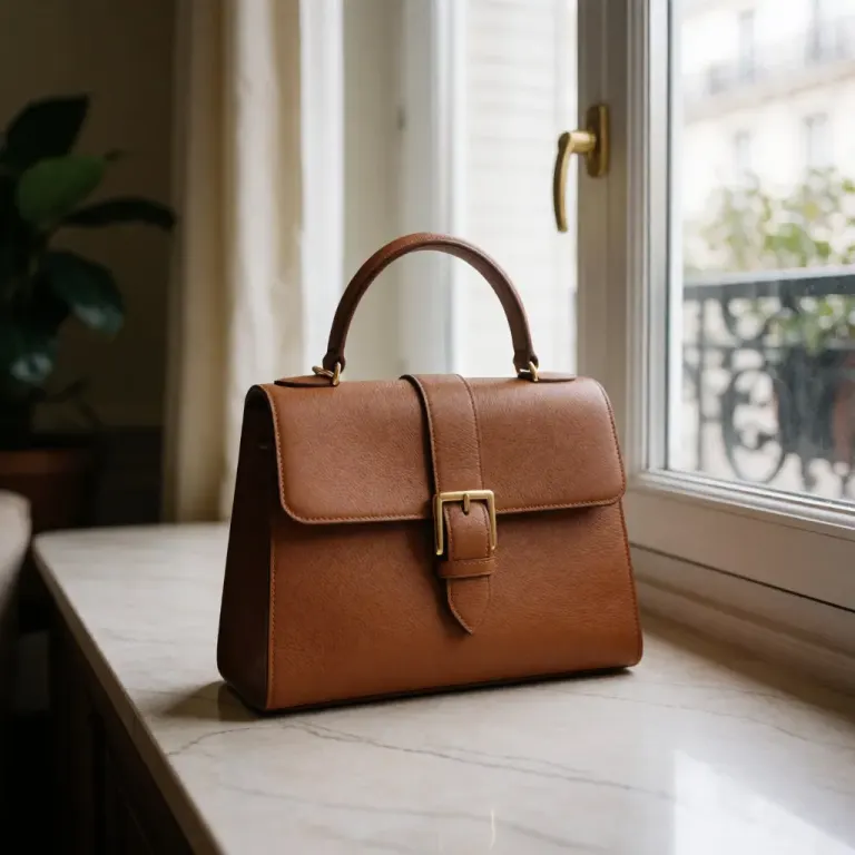 Bolso Lancel de piel con herrajes dorados, un clásico de la marroquinería francesa para la mujer de hoy