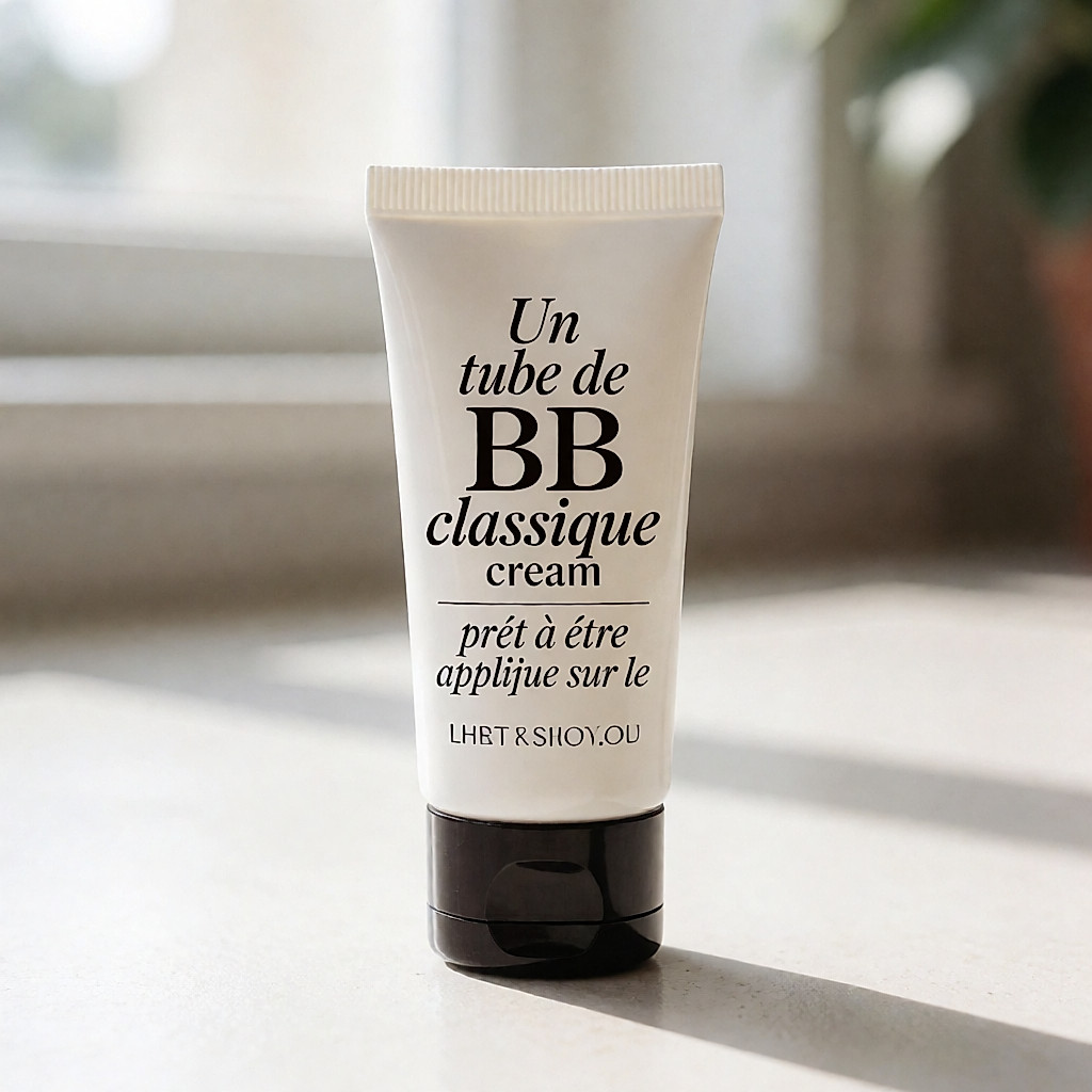 A classic tube of BB cream, ready to be applied to the face