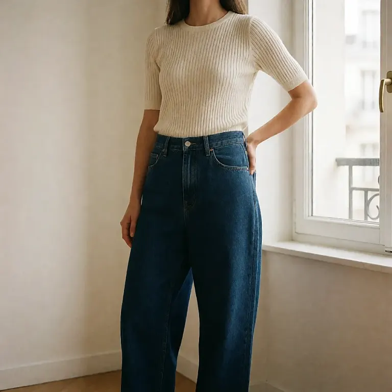 El denim de punto, la tela suave y fluida que esta temporada sustituye al vaquero de tejido plano
