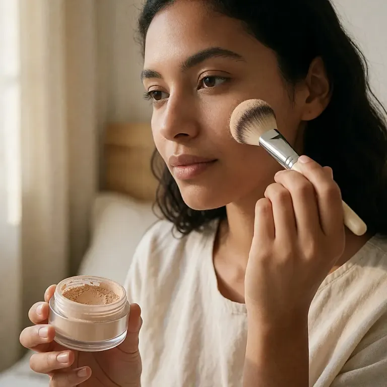 La base de maquillaje mineral, una alternativa suave para las pieles con imperfecciones