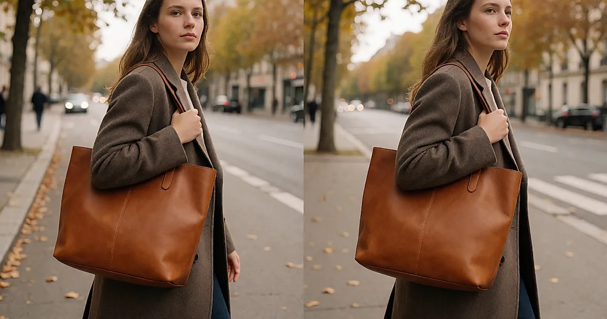 Le grand cabas souple, le sac de travail qui épouse l’épaule et suit le corps au quotidien