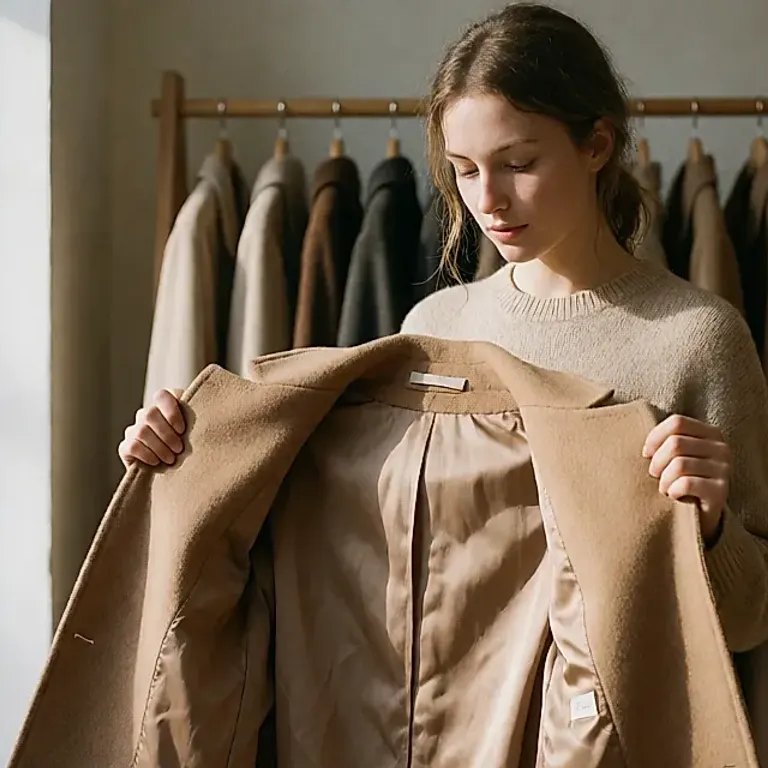 Manteau de seconde main : inspecter doublure, emmanchures et ourlet avant d'acheter