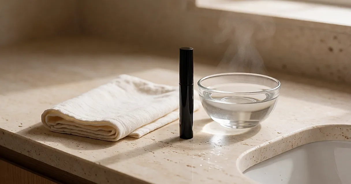 Mascara tubulaire : le retrait à l'eau tiède qui ménage les cils et le contour des yeux