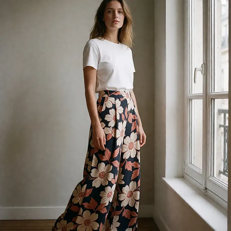 Le pantalon imprimé, la tendance mode du printemps-été à adopter dans son dressing