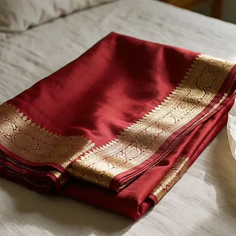 Le zari, fil de métal des saris de cérémonie : poids, entretien et transmission d'une pièce de famille