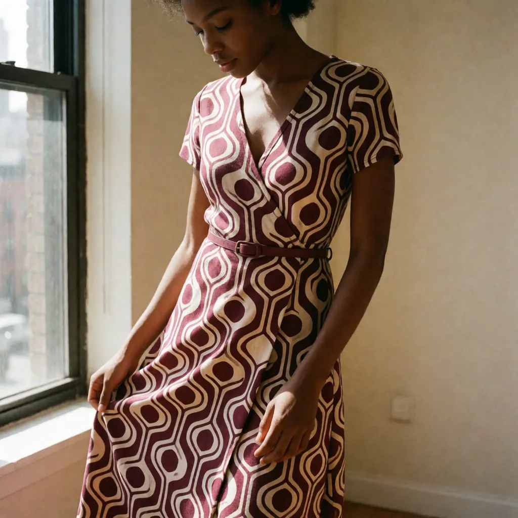 Retro-chic style lesson from Diane von Furstenberg for a modern wardrobe