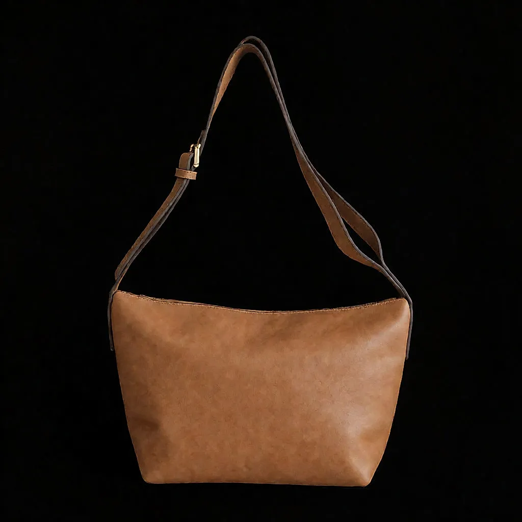 Foto de producto inspirada en bolso bandolera Bizace de cuero camel