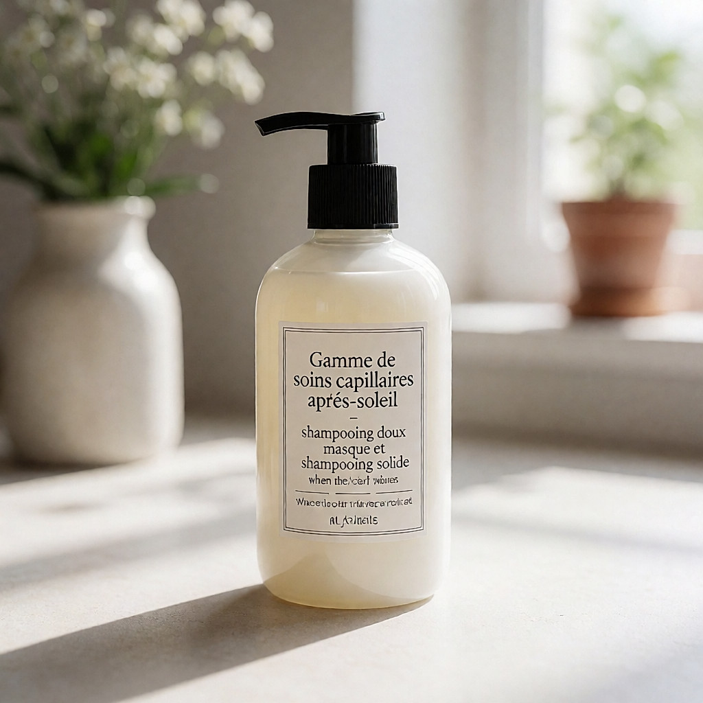 After-Sun-Haarpflege: mildes Shampoo, Haarmaske und festes Shampoo