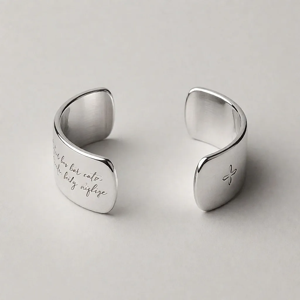 A piece of Basque jewellery in solid silver.