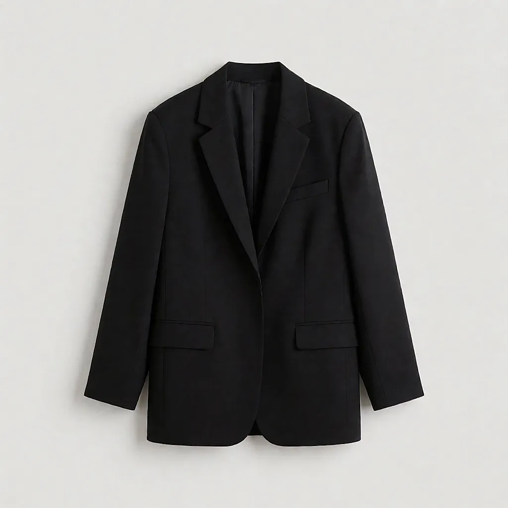 Photo produit inspirée de Blazer noir légèrement oversize