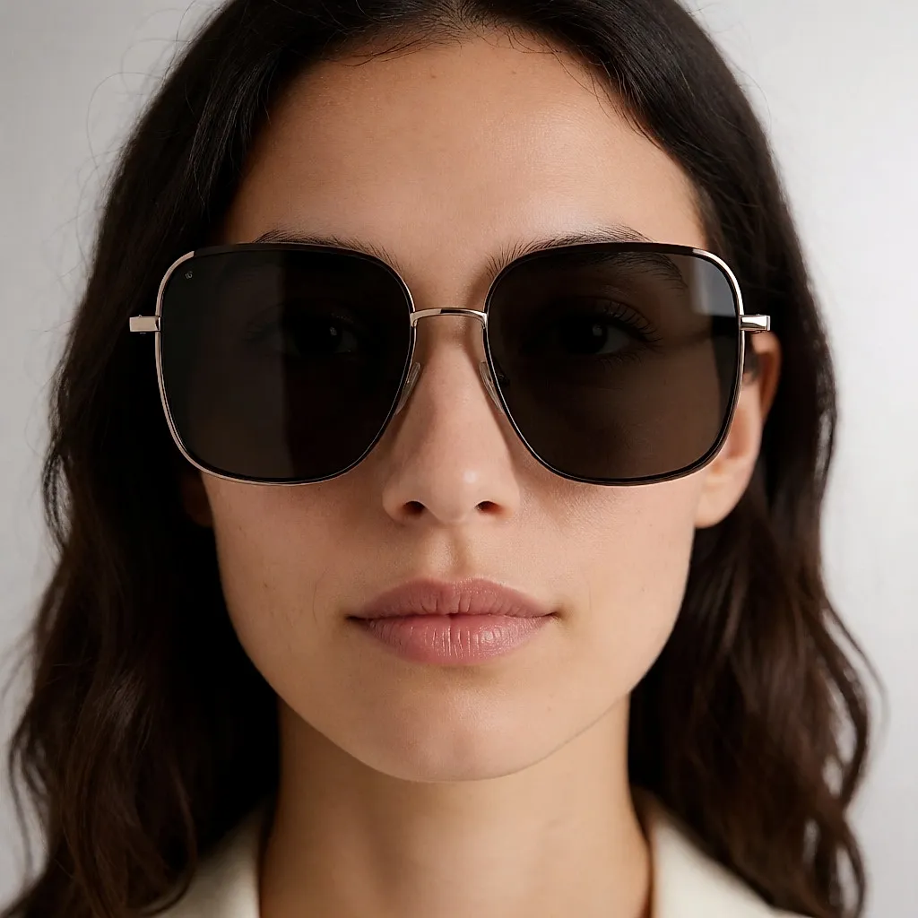 Oversize-Sonnenbrille, UV400-Schutz.