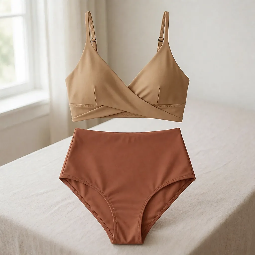 Produktfoto in Anlehnung an „Maillot de Bain Femme 2 Pièces Grande Taille Bikini Taille Haute“ (FemiChic)