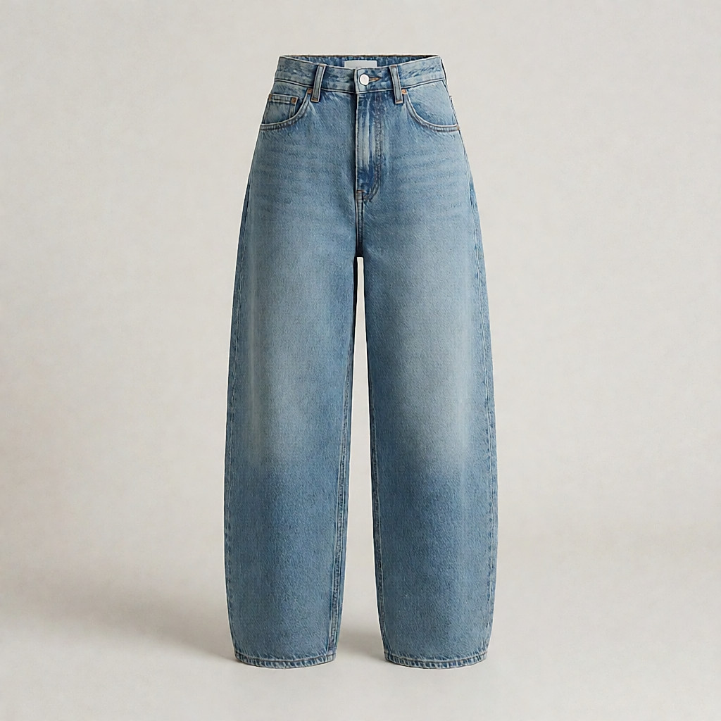 Product shot inspired by baggy jeans