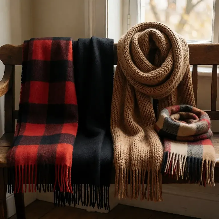 Cinq écharpes d'automne, du cachemire iconique à la grosse maille accessible