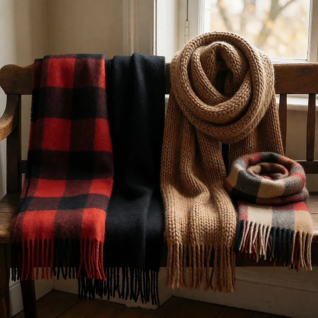 Cinq écharpes d'automne, du cachemire iconique à la grosse maille accessible