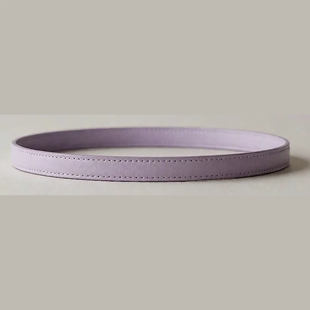 Ceinture fine violet clair — Ma-ceinture.com