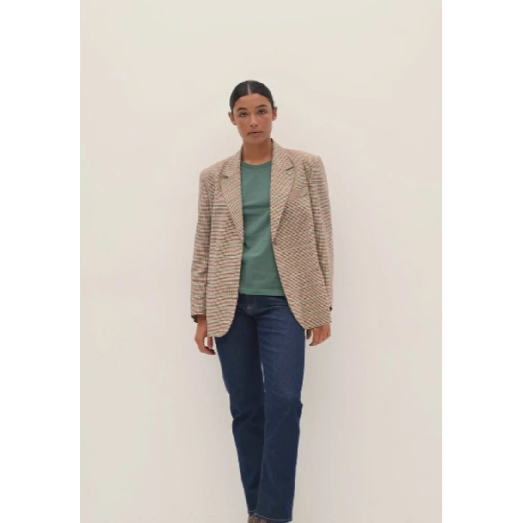 Jeans pastello taglio dritto in denim spesso, cotone biologico certificato — Loom