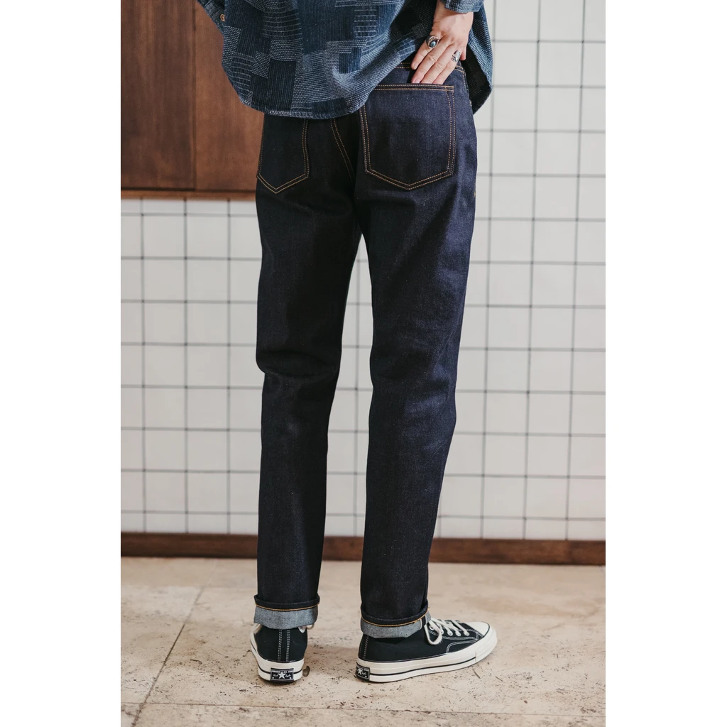 Jeans in tela grezza indaco profondo — 1083
