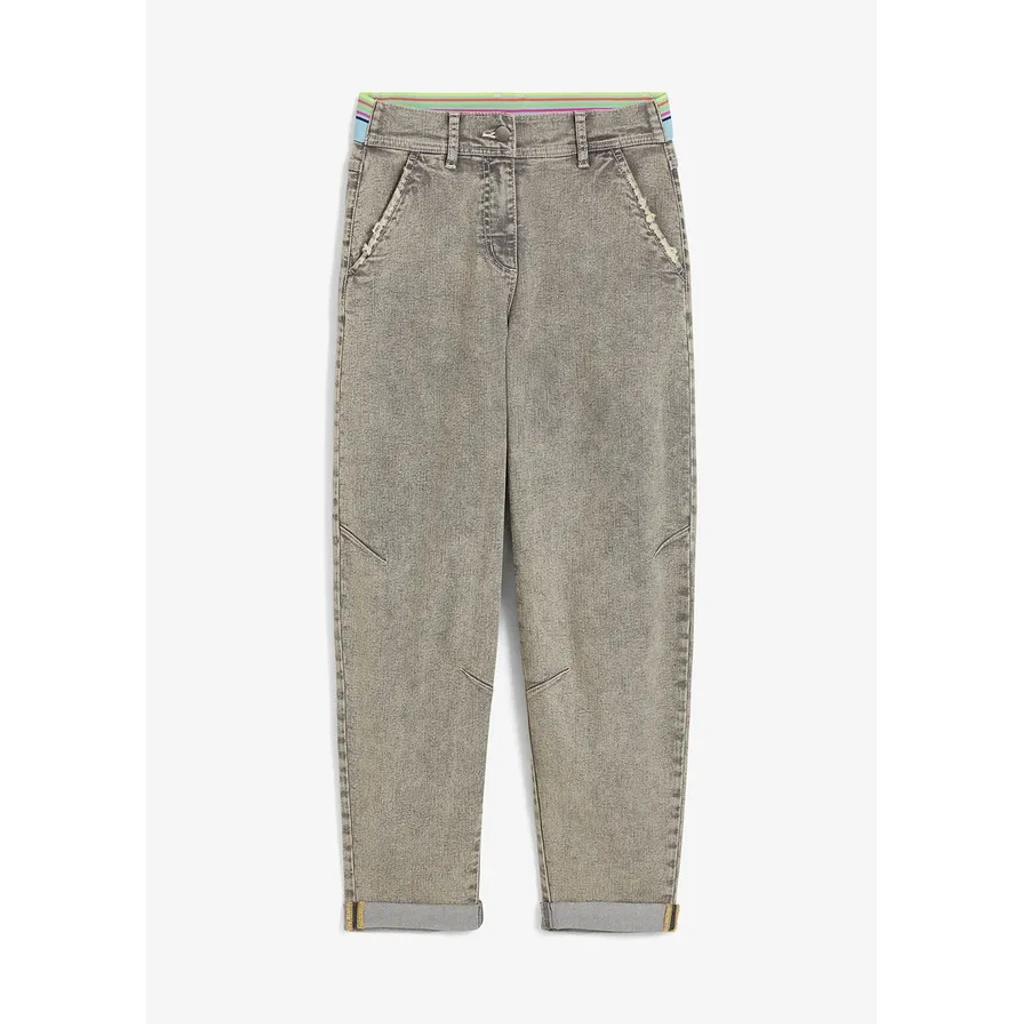 Jeans boyfriend grigio lavato — bonprix