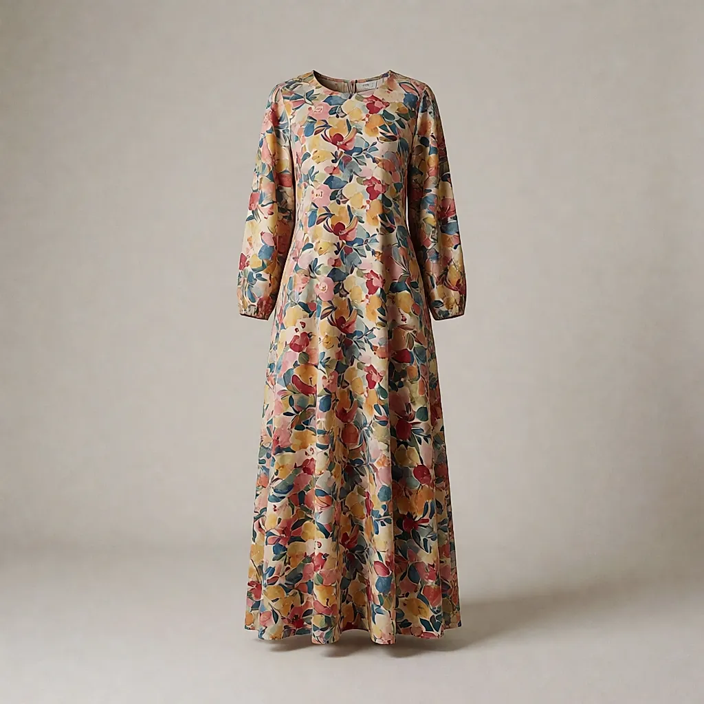 Robe longue imprimée multicolore — Paul & Joe